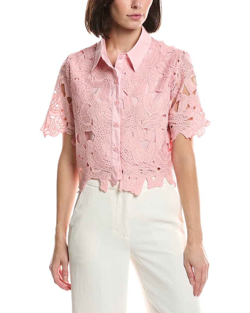 HL Affair Hl Affair Floral Lace Top