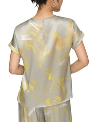 Lafayette 148 New York Cuffed Blouse