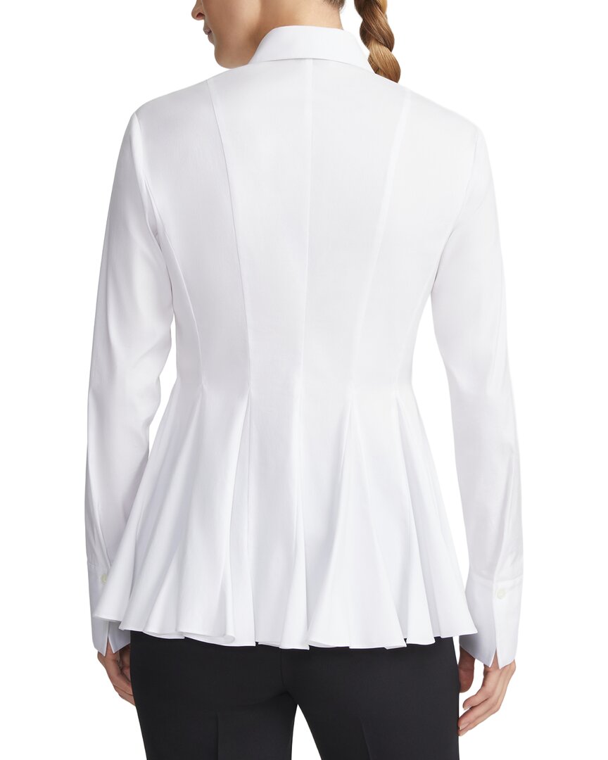 Lafayette 148 New York Godet Peplum Shirt