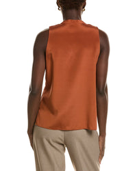 Lafayette 148 New York V-Neck Sleeveless Blouse
