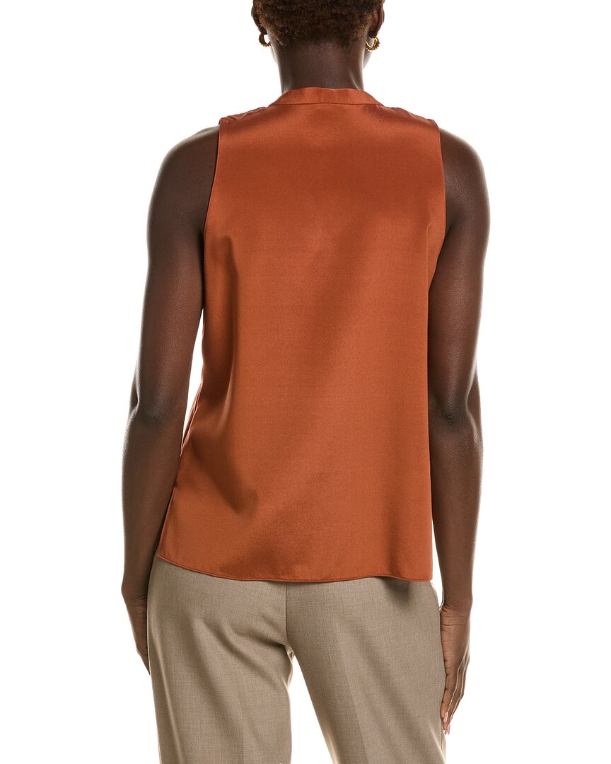 Lafayette 148 New York V-Neck Sleeveless Blouse