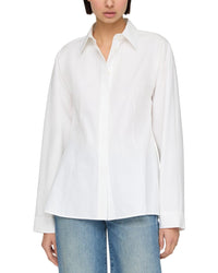 Lafayette 148 New York Pintuck Back Shirt
