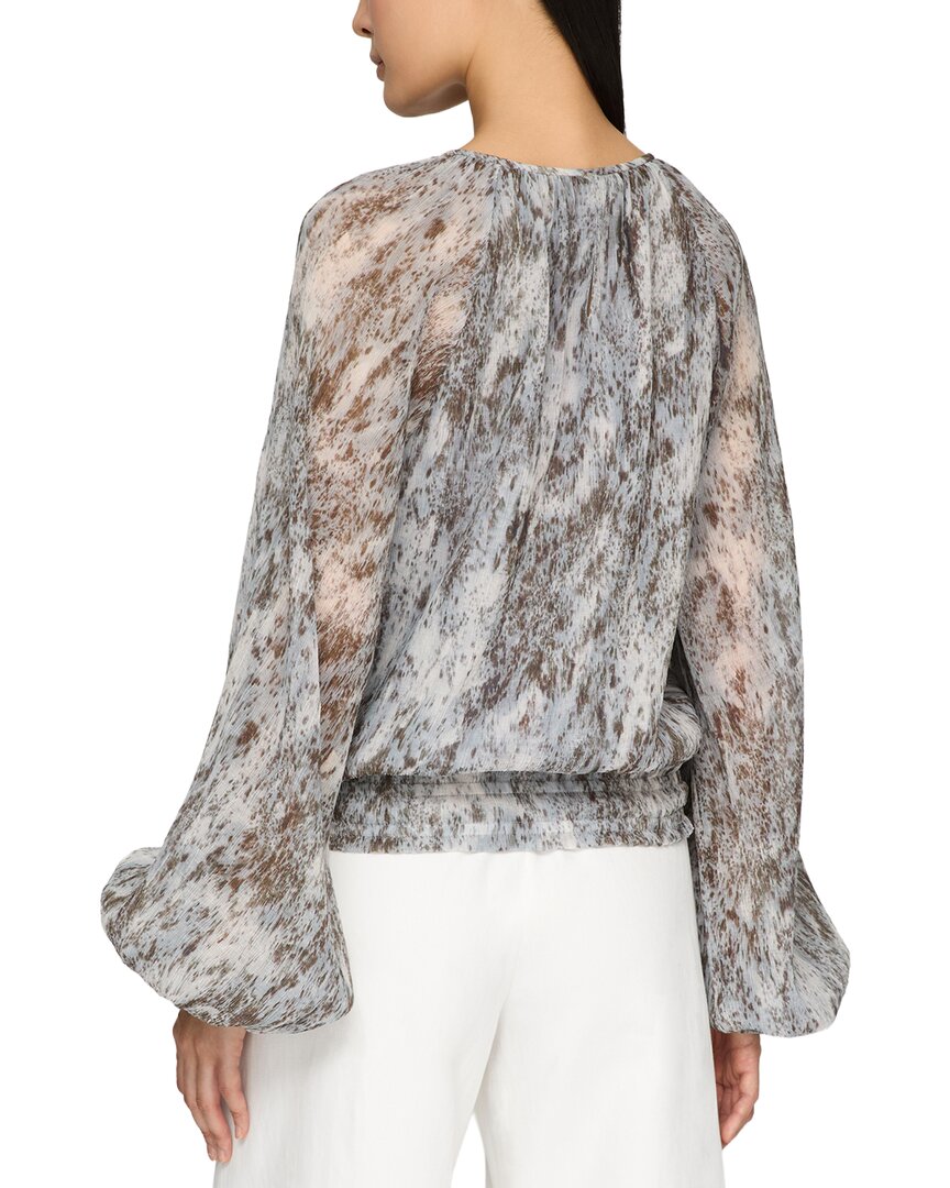 Lafayette 148 New York Gathered Detail Blouse