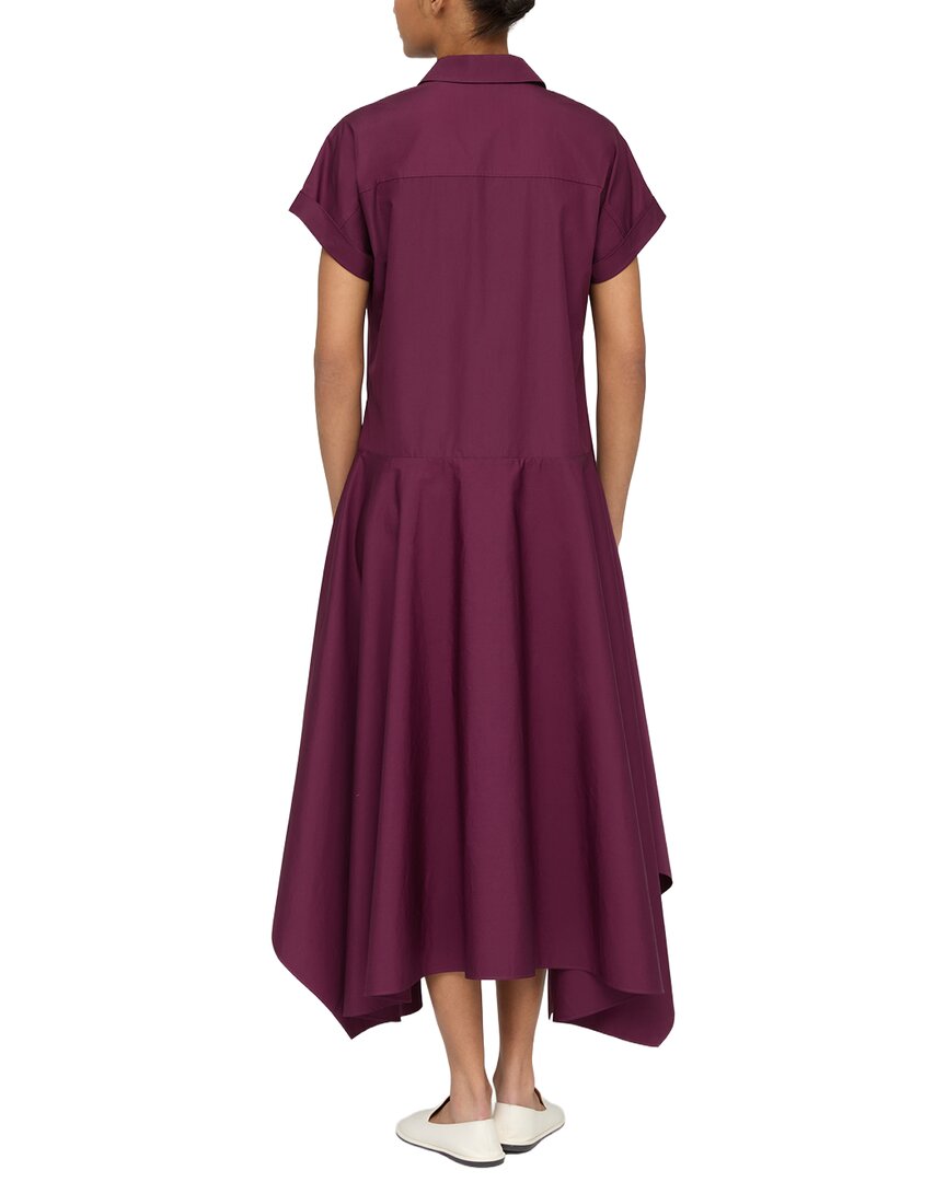 Lafayette 148 New York Collared Drop Waist Dress