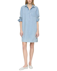 Lafayette 148 New York Patch Pocket Popover Dress