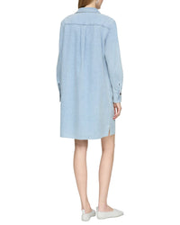 Lafayette 148 New York Patch Pocket Popover Dress