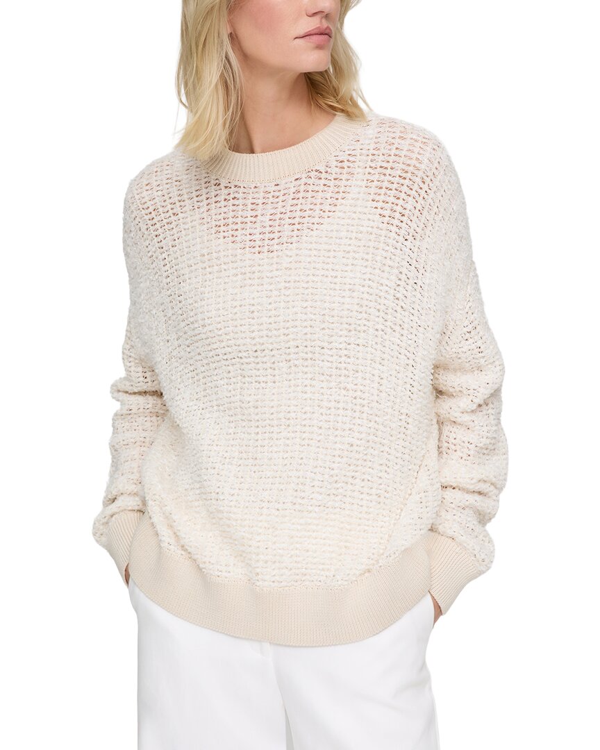 Lafayette 148 New York Textured Open Stitch Pullover