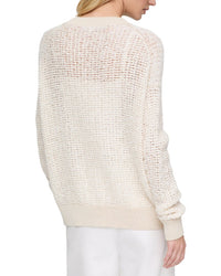 Lafayette 148 New York Textured Open Stitch Pullover