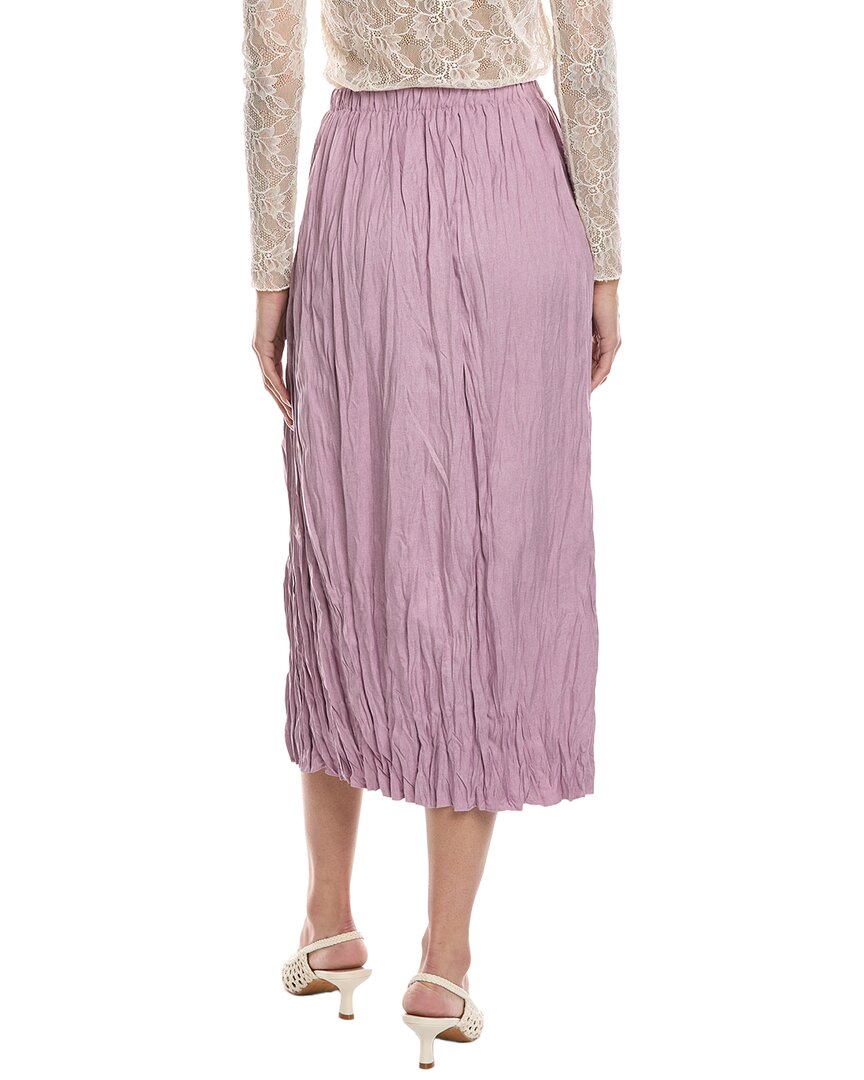Lafayette 148 New York Crinkle Midi Skirt