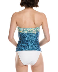 Monte And Lou Bandeau Tankini Top