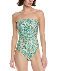 Monte And Lou Ruched Bandeau One-Piece