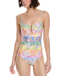 Monte And Lou Scooped U-Wire One-Piece