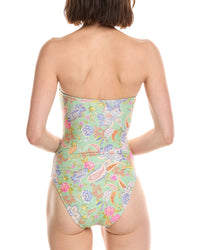 Monte And Lou Ruched Bandeau One-Piece