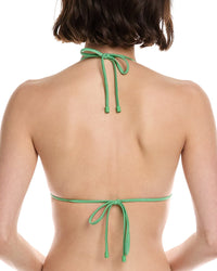 Monte And Lou Hoop Slide Triangle Bikini Top