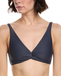 Monte And Lou Multi Fit Twist Crop Bikini Top