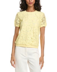 Tahari Asl Petite Lace Sweater