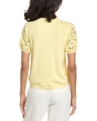 Tahari Asl Petite Lace Sweater