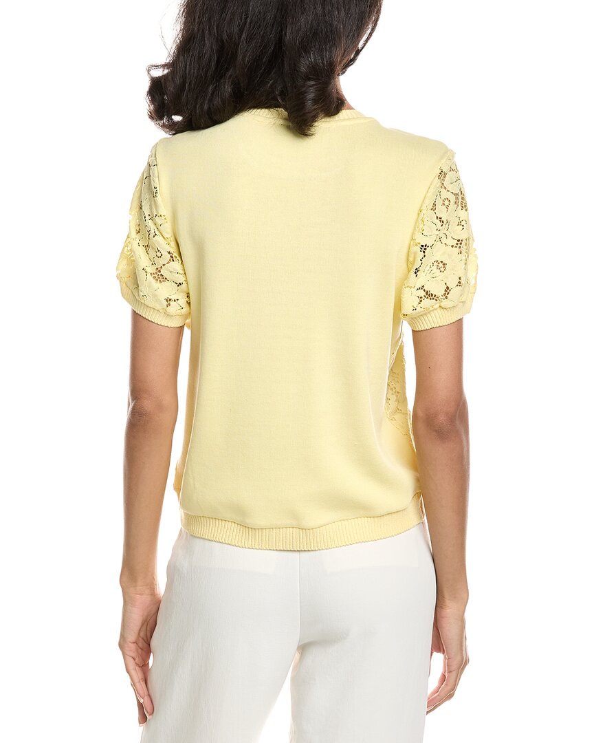 Tahari Asl Petite Lace Sweater
