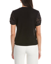 Tahari Asl Lace Front Top