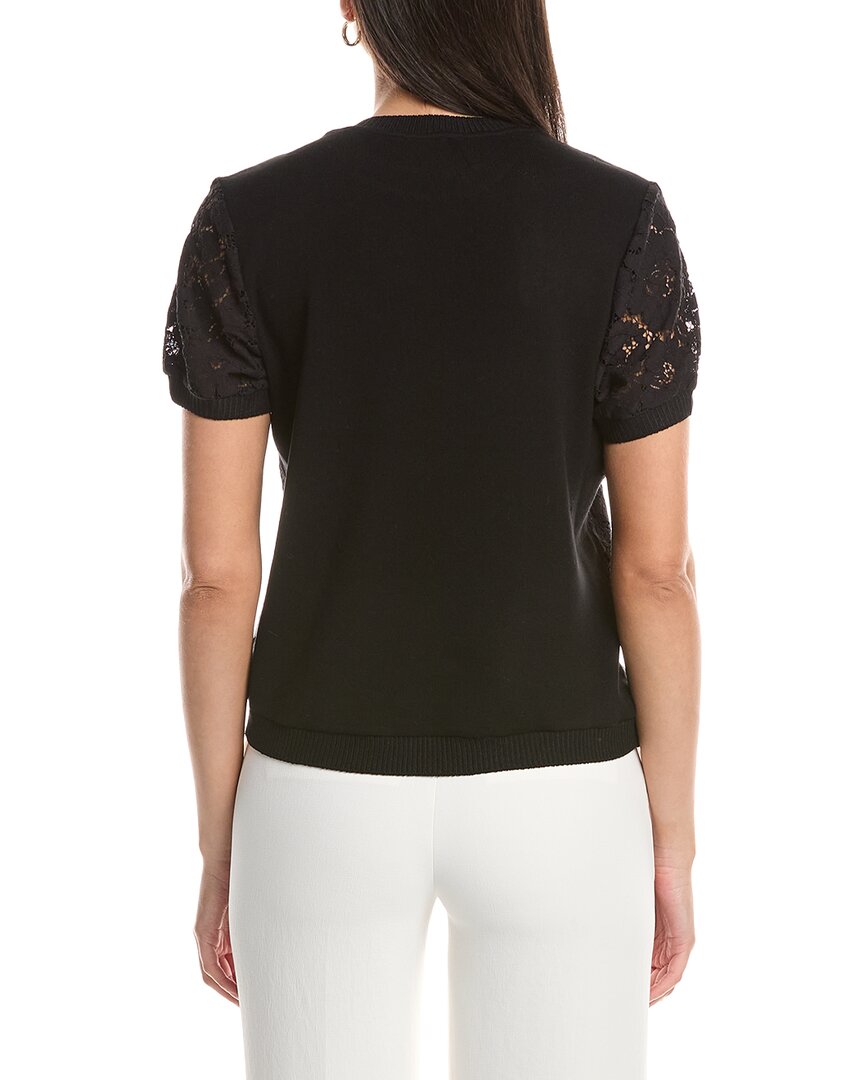 Tahari Asl Lace Front Top