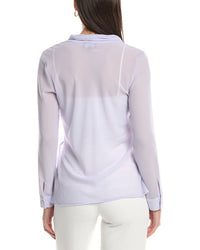 Tahari Asl Tie Neck Top