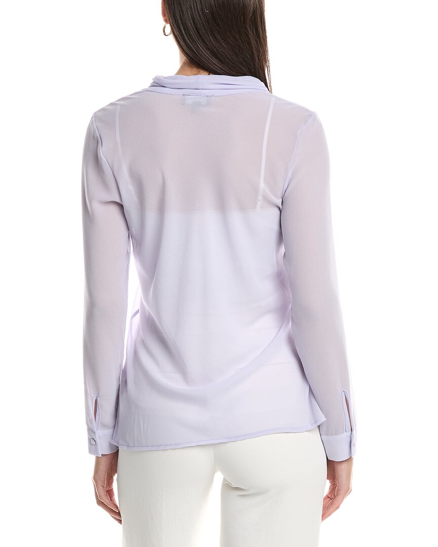 Tahari Asl Tie Neck Top