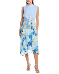 Tahari Asl Short Sleeve Midi Dress