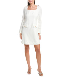 Tahari Asl Long Sleeve Mini Dress