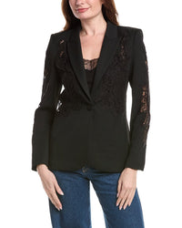 L'agence Clementine Lace Applique Blazer