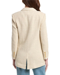L'agence Riva Knit Double-Breasted Blazer