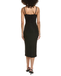 L'agence Narissa Shirred Midi Dress