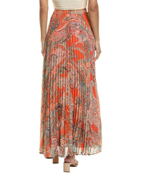 L'agence Torin Pleated Maxi Skirt