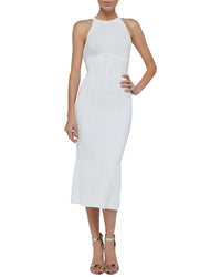 Lagence Kimi Pleat Hem Knit Dress