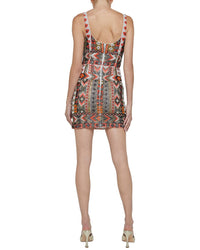 L’Agence Inori Beaded Mini Dress