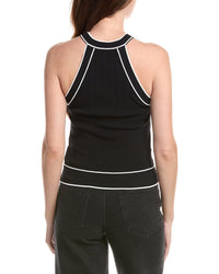 L'agence Rosemary High-Neck Button Tank