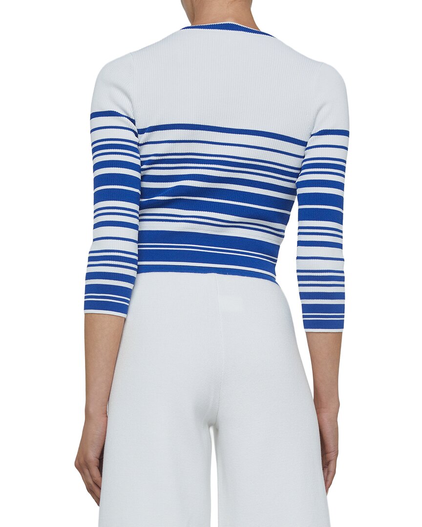 Lagence Yukio Striped Crop Top