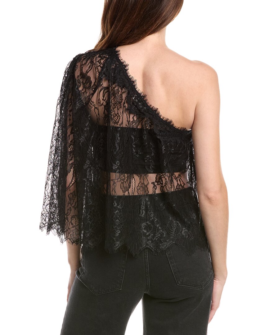 L'agence Vianna One Shoulder Lace Top