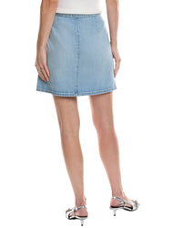 L’Agence Kris Button Front Mini Skirt