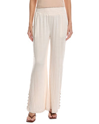 Vintage Havana Crinkle Knit Wide Leg Pant