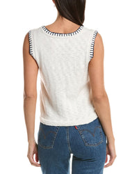 Vintage Havana Whipstitch Knit Vest