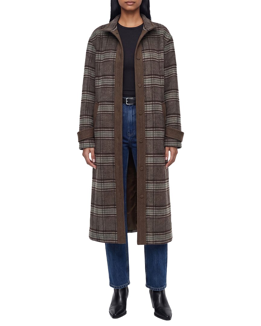 Avec Les Filles Avec Les Filles Wool-Blend Cape Coat