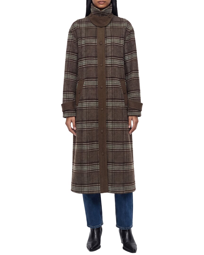 Avec Les Filles Avec Les Filles Wool-Blend Cape Coat