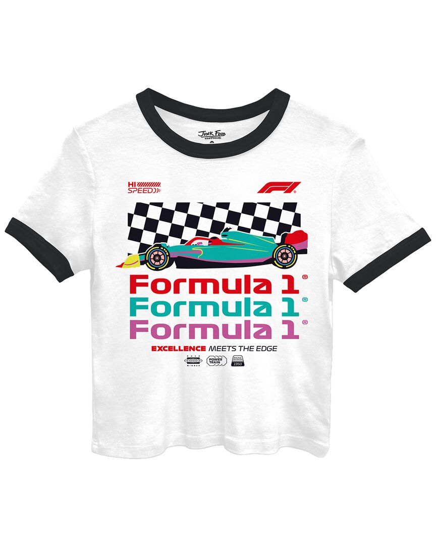 Junk Food Ringer Slim Fit Baby Tee