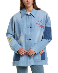 Electric & Rose Embroidery Chore Jacket