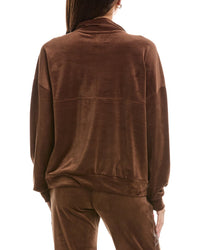 Knit Riot Knit Riot Velour 1/4-Zip Pullover