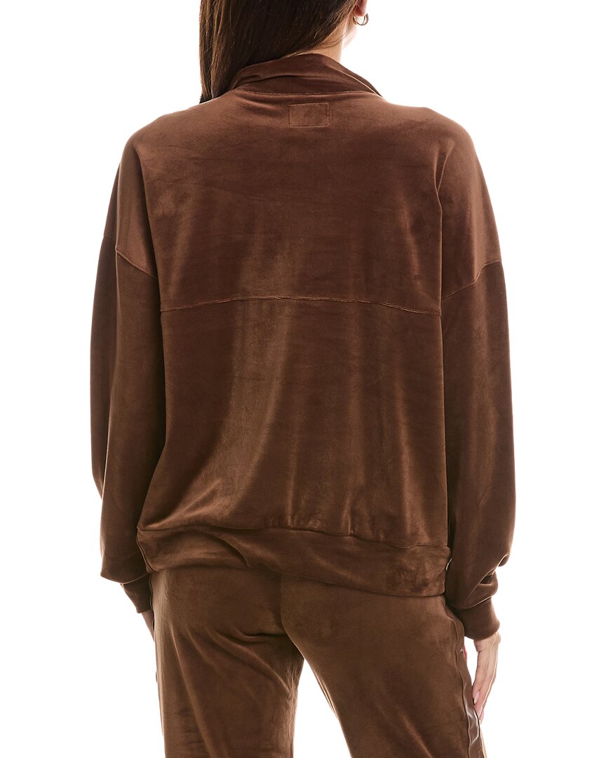 Knit Riot Knit Riot Velour 1/4-Zip Pullover