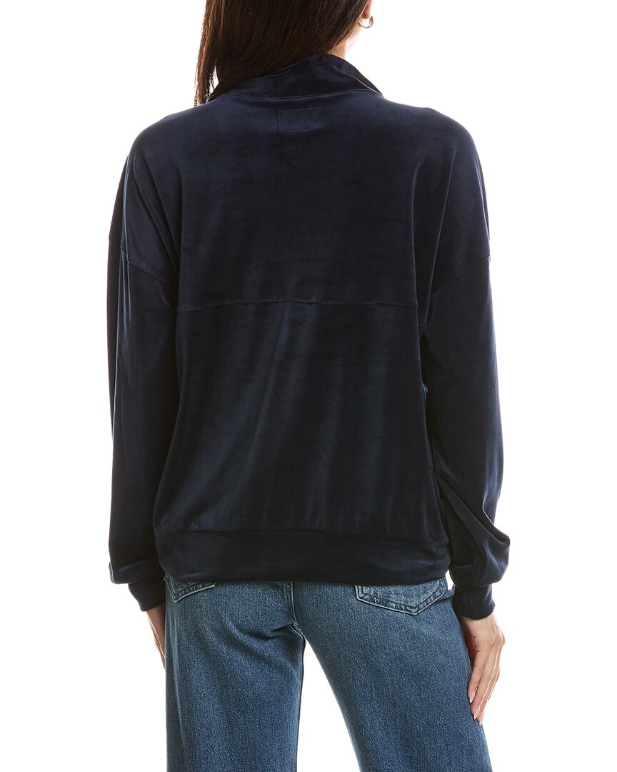 Knit Riot Knit Riot Velour 1/4-Zip Pullover
