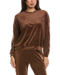 Knit Riot Knit Riot Velour Lounge Crewneck Sweatshirt