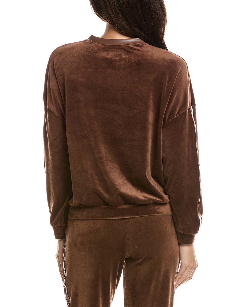 Knit Riot Knit Riot Velour Lounge Crewneck Sweatshirt
