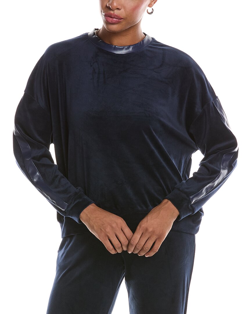 Knit Riot Knit Riot Velour Lounge Crewneck Sweatshirt
